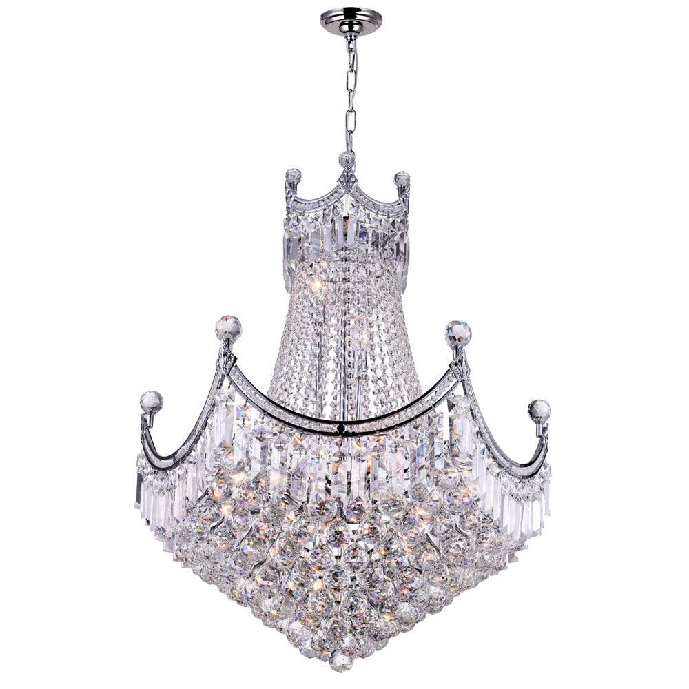 CWI Lighting Canada - 8421P28C - 15 Light Chandelier - Amanda - Chrome