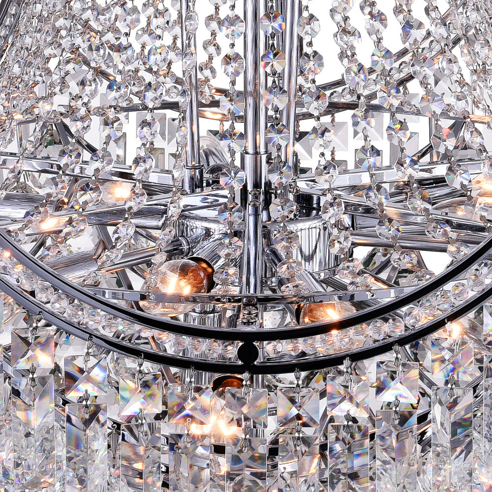 CWI Lighting Canada - 8421P28C - 15 Light Chandelier - Amanda - Chrome