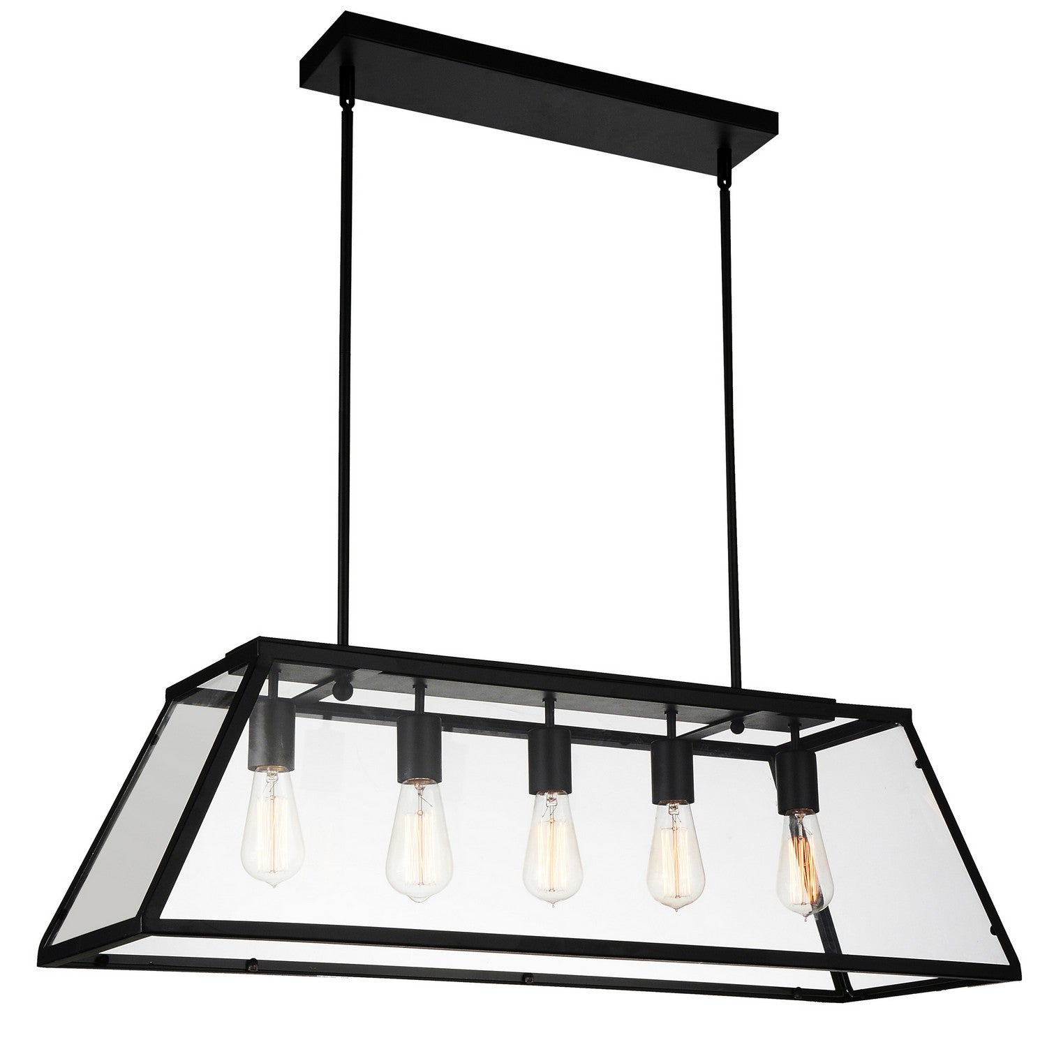 CWI Lighting Canada - 9601P36-5-101 - Five Light Chandelier - Alyson - Black