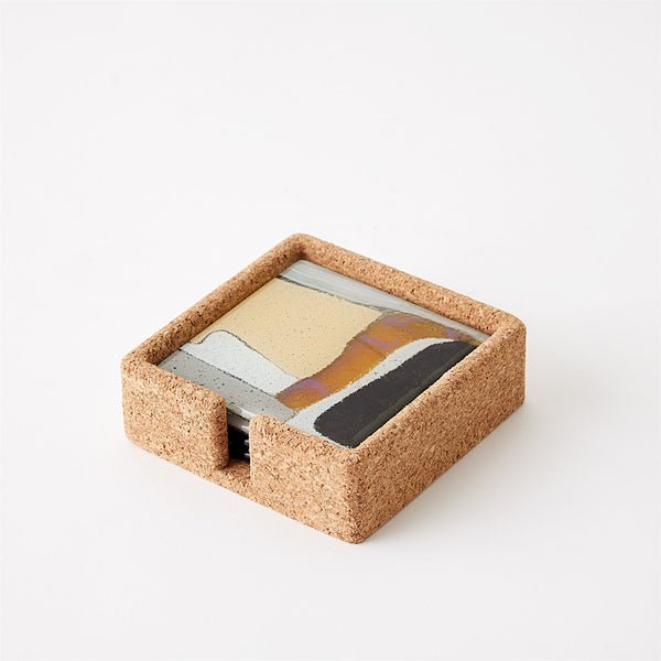 Ensemble de sous-verres en verre cachemire