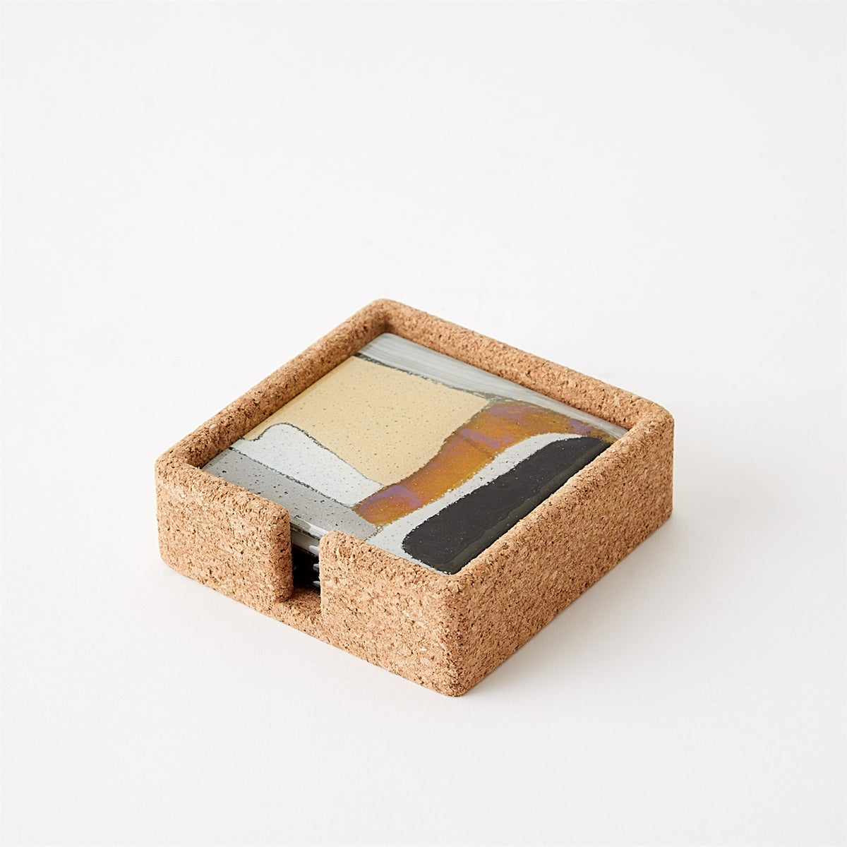 Ensemble de sous-verres en verre cachemire