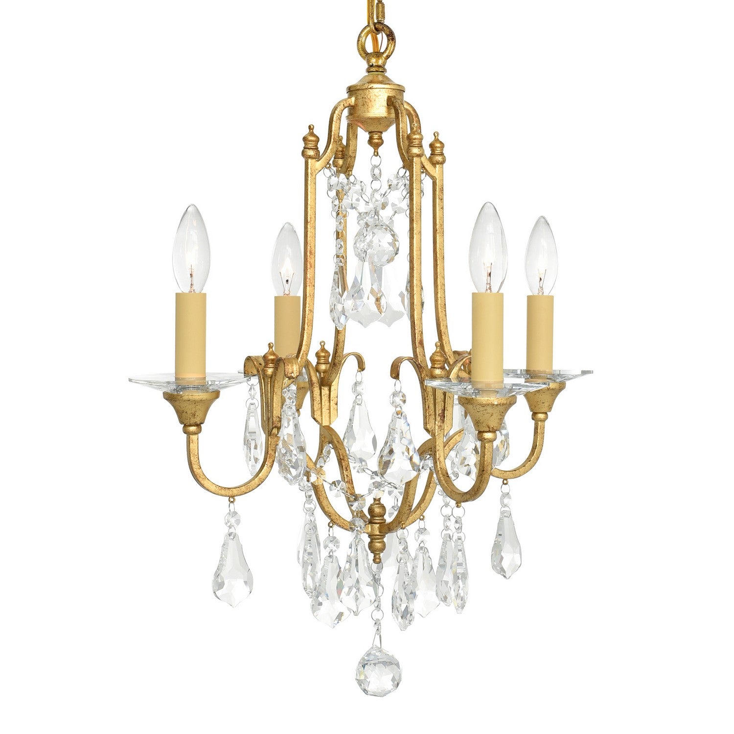 CWI Lighting Canada - 9836P17-4-125 - Four Light Chandelier - Electra - Oxidized Bronze