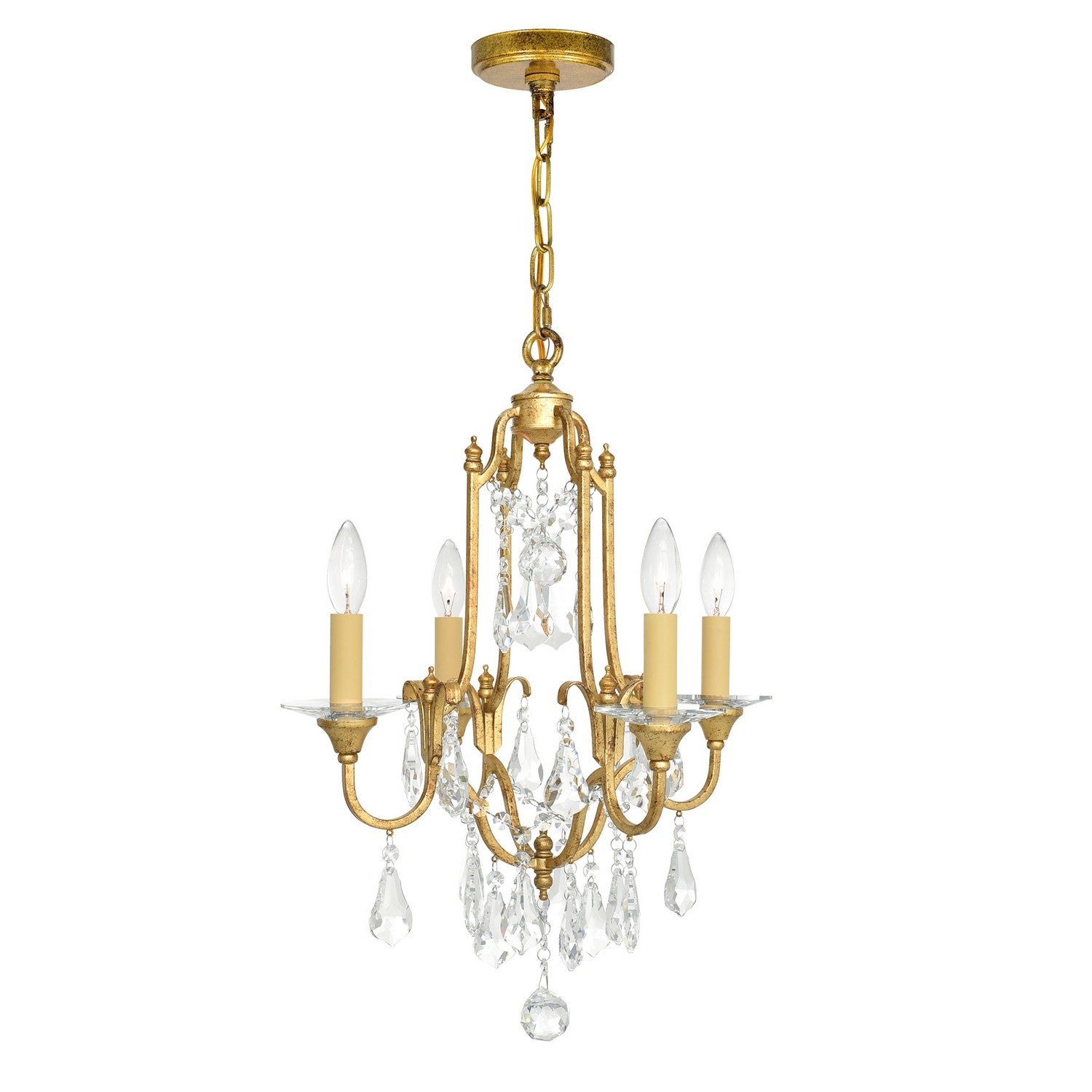 CWI Lighting Canada - 9836P17-4-125 - Four Light Chandelier - Electra - Oxidized Bronze
