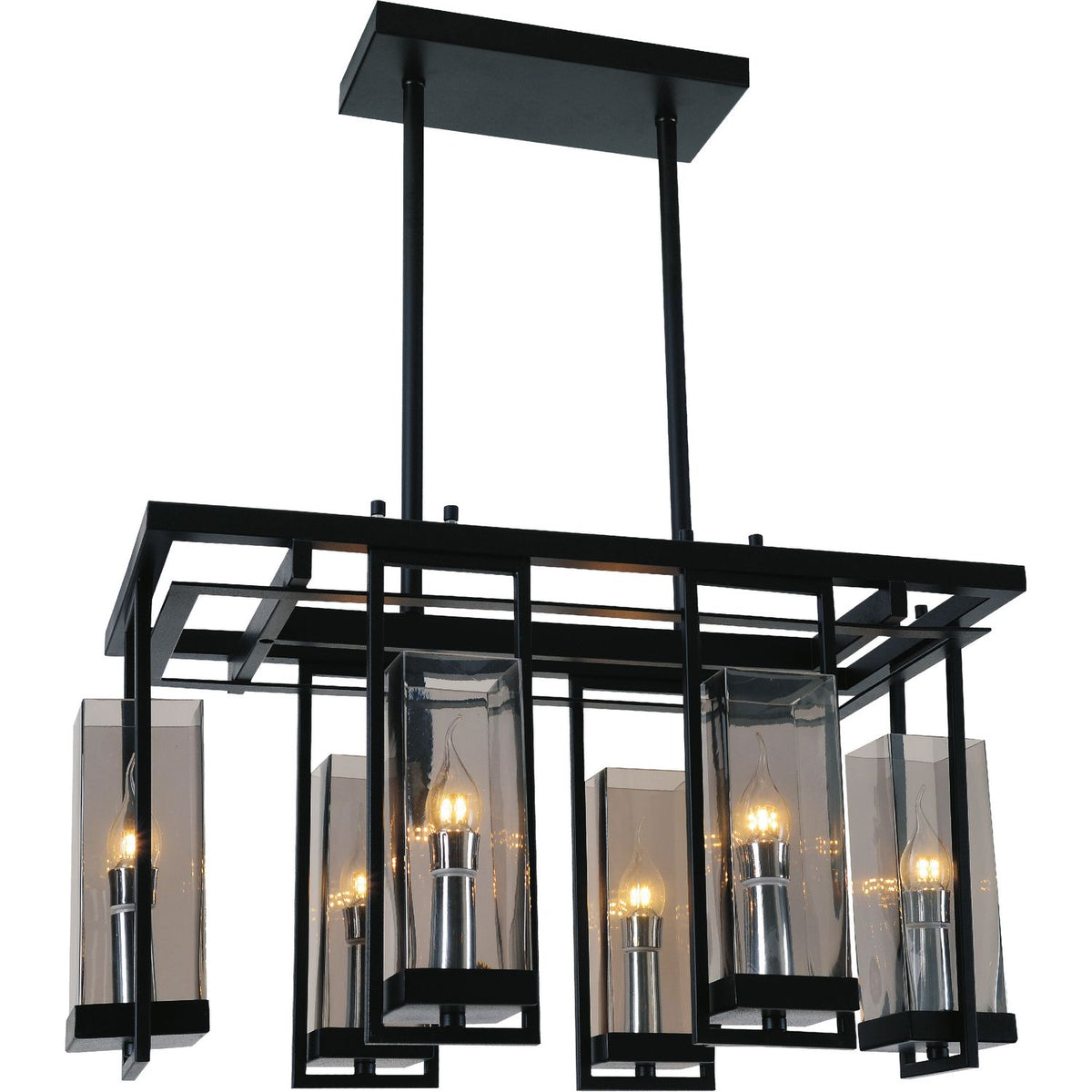 CWI Lighting Canada - 9858P27-6-RC-101 - Six Light Chandelier - Vanna - Black