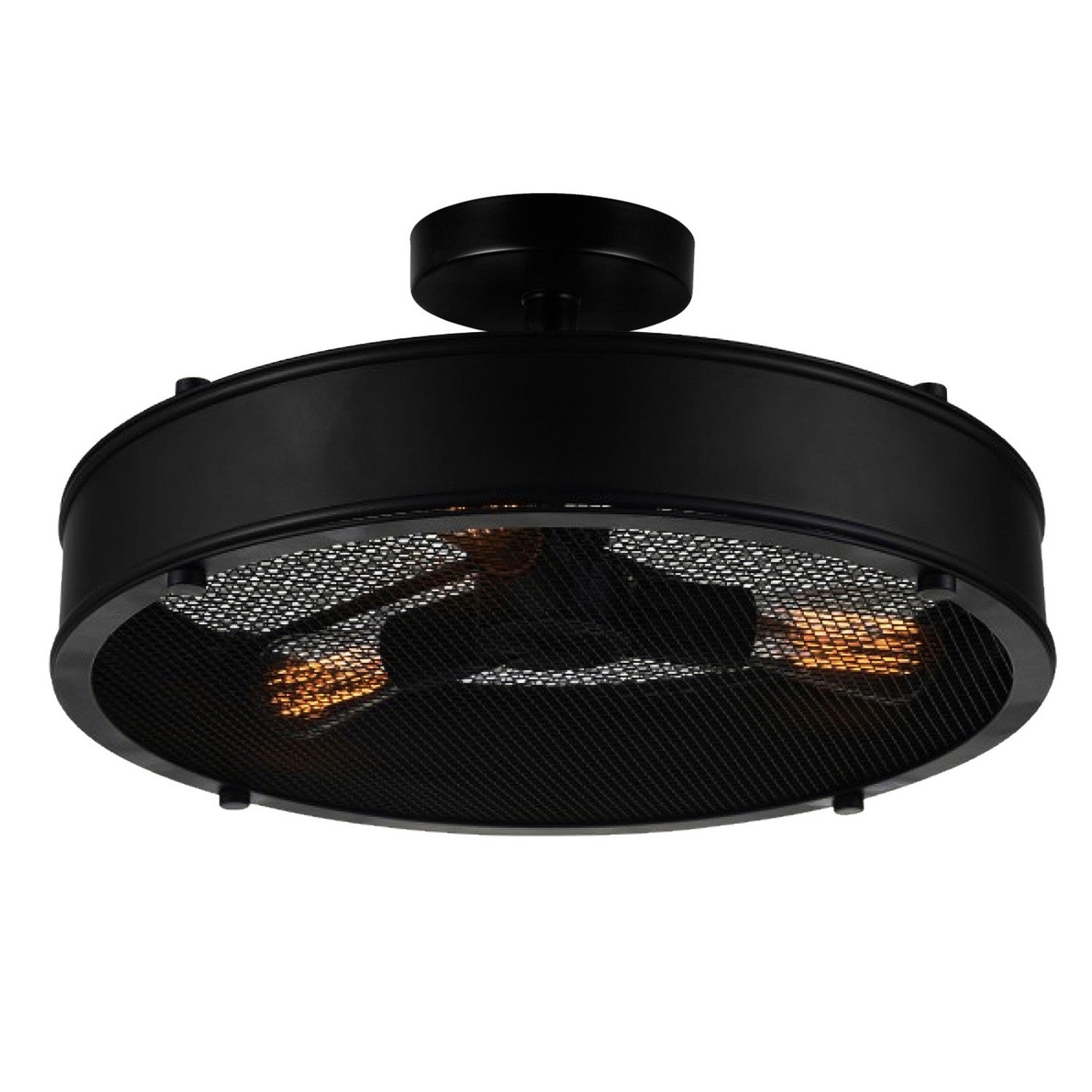 CWI Lighting Canada - 9904C16-3-101 - Three Light Flush Mount - Tigris - Black