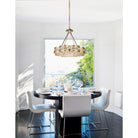 Éclairage CWI Canada - 9906P31-8-208 - Huit lampes Suspendu - Nova - Champagne