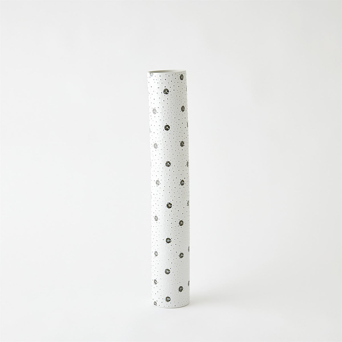 Vases tubulaires tachetés