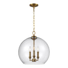 Visual Comfort Studio Canada - F3155/3BBS - Three Light Pendant - Lawler - Burnished Brass