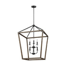 Visual Comfort Studio Canada - F3192/6WOW/AF - Six Light Chandelier - Gannet - Weathered Oak Wood / Antique Forged Iron