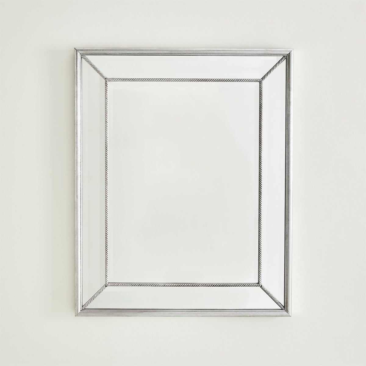 Miroir en corde vermeil