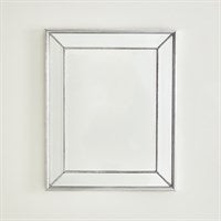 Miroir en corde vermeil