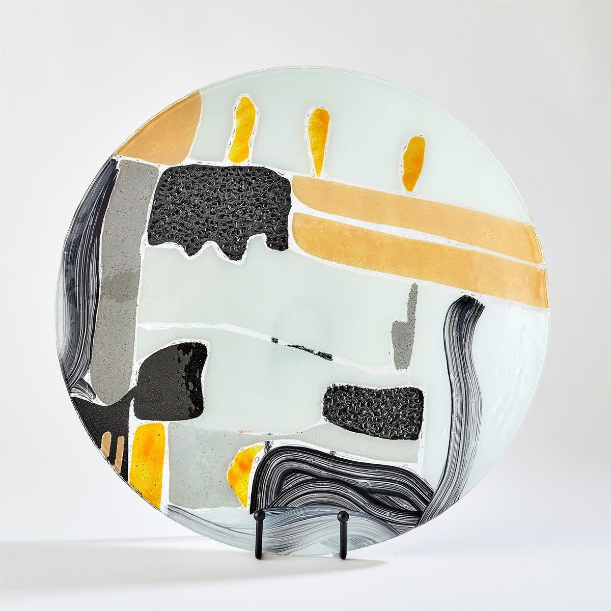 Assiettes et plats en verre cachemire