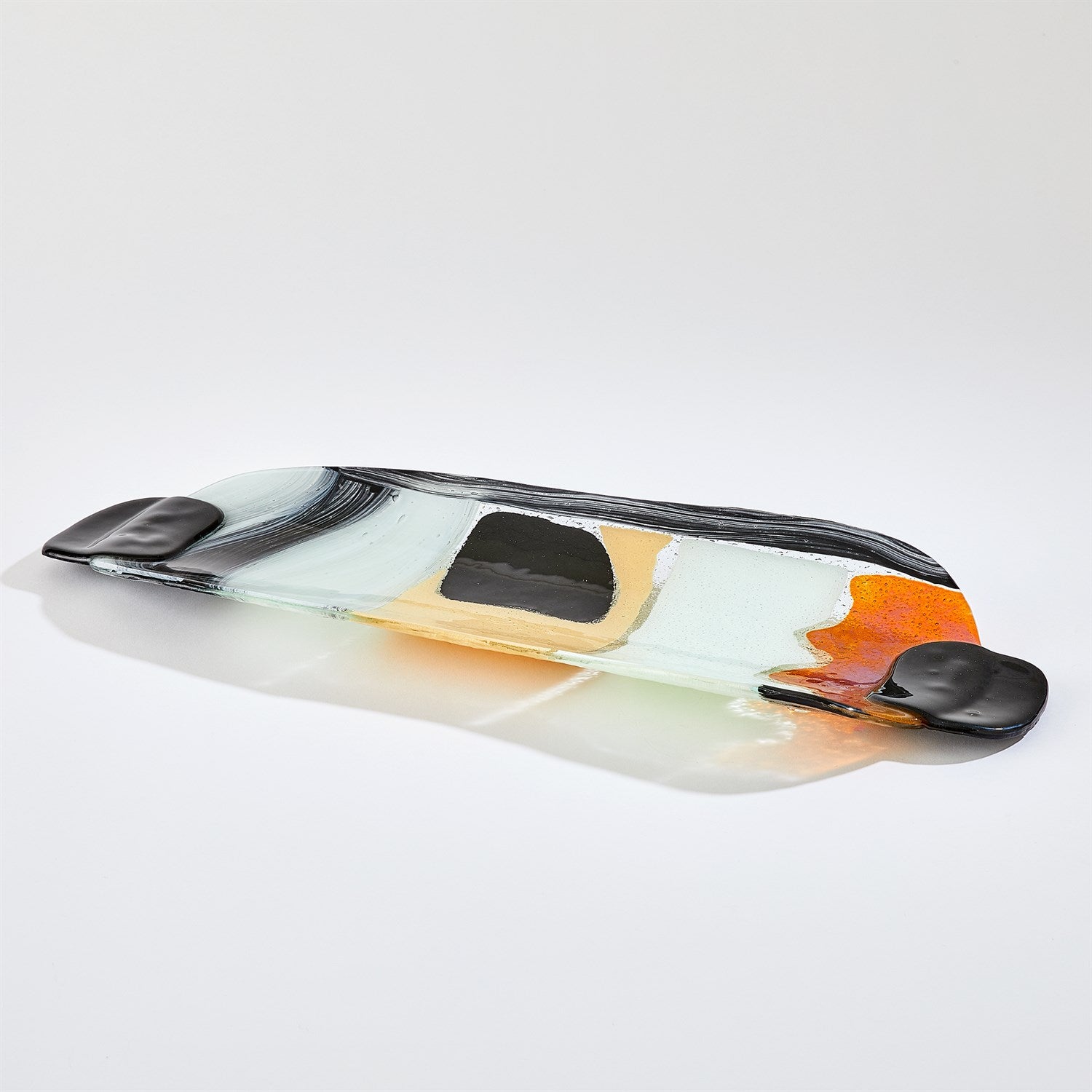 Assiettes et plats en verre cachemire