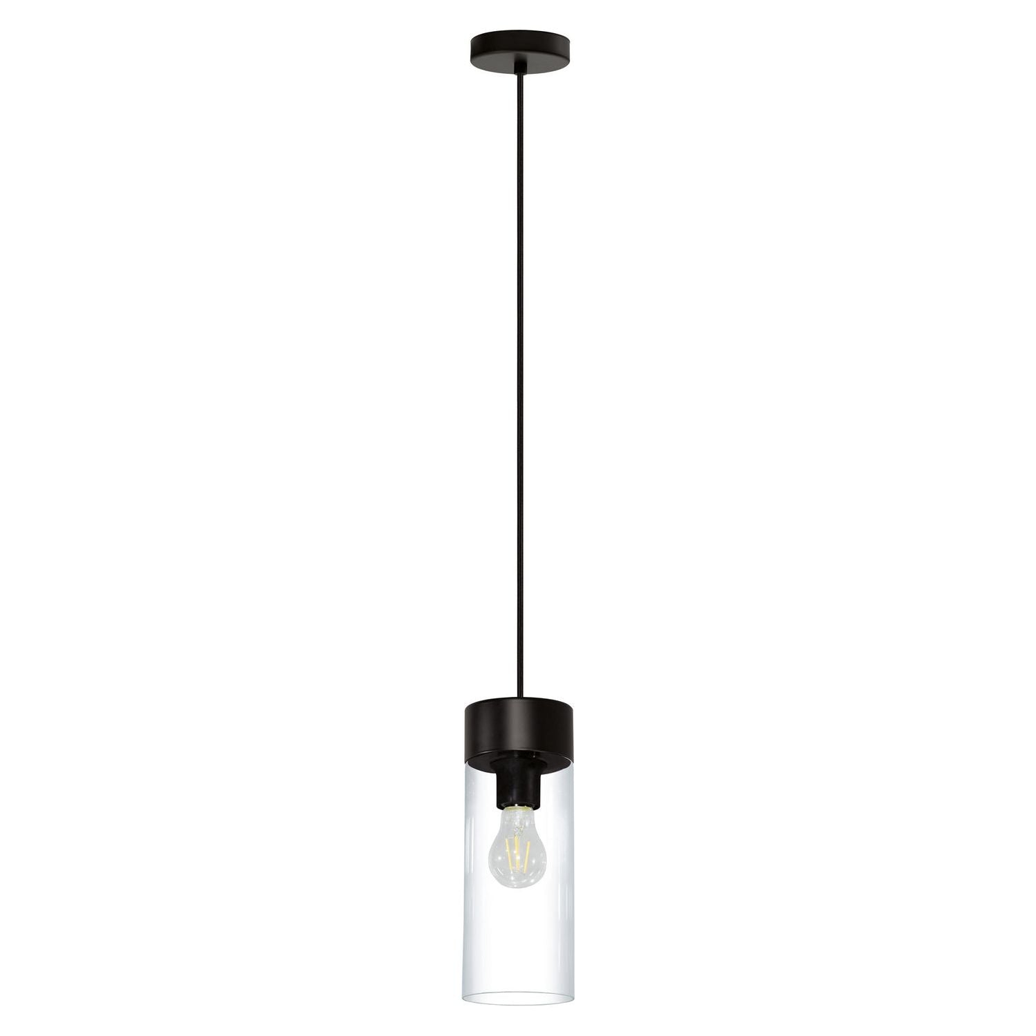 Eglo Canada - 202127A - One Light Suspension - Montey - Matte Black