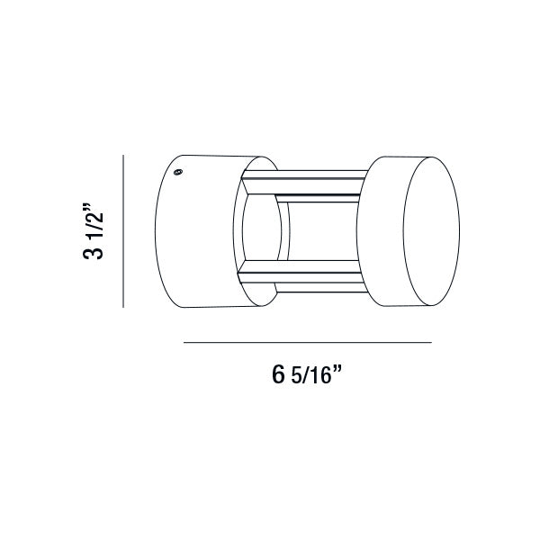 Eurofase  Architectural Outdoor LED Wall Sconce (31586)