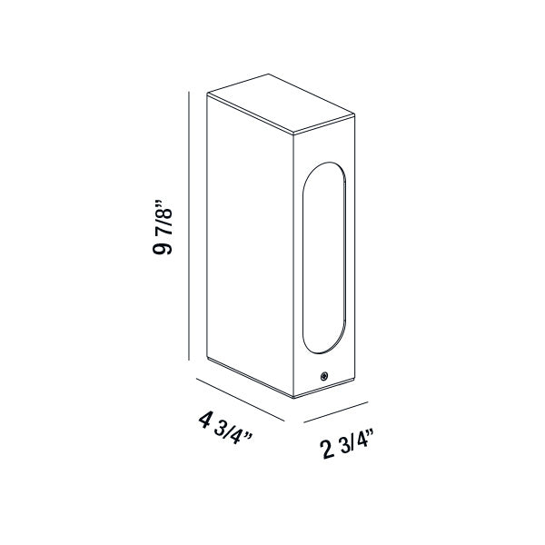 Eurofase  Architectural Outdoor LED Bollard