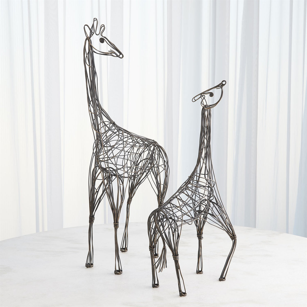 Wire Giraffes