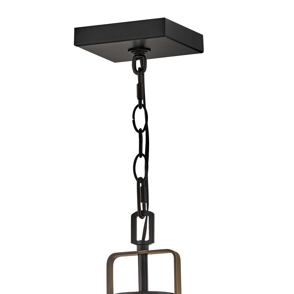 Lark 82002BK Hugh Hanging Lantern in Black