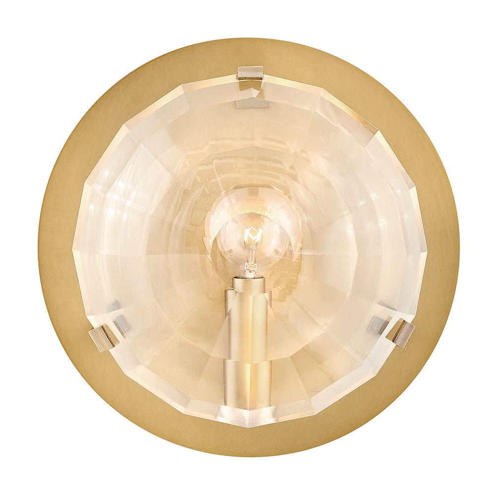 Applique murale Fredrick Ramond FR31260HBR Nala Crystal en laiton Heritage