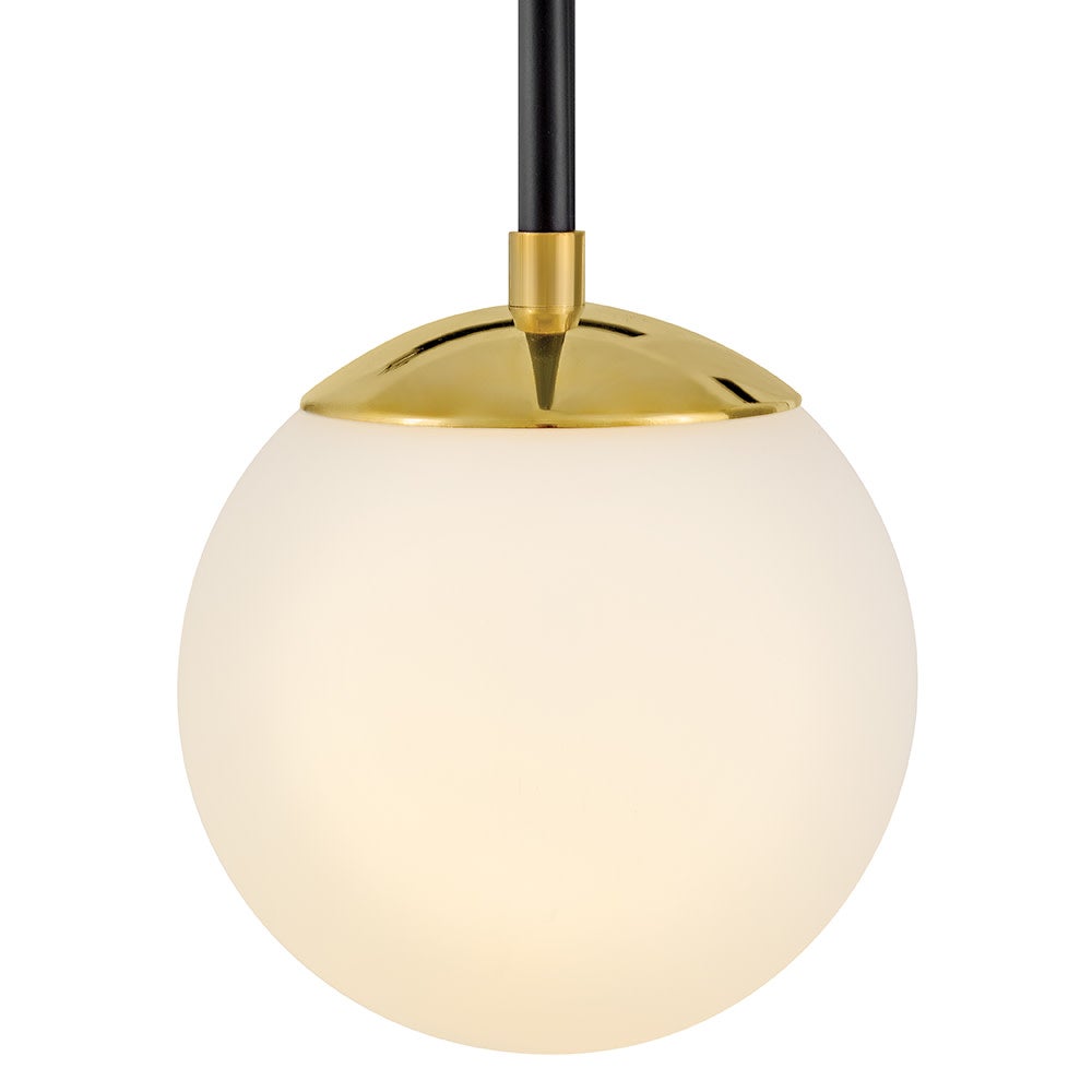 Lark 83570BBR Auggie Globe Sconce in Bright Brass