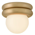 Lark 83291LCB Noa Convertible Flush Mount in Lacquered Brass