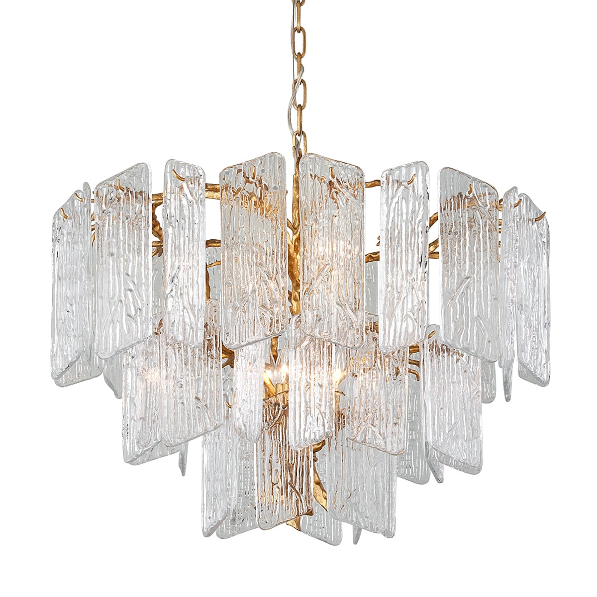 Corbett Lighting Canada - 244-48-GL - Eight Light Chandelier - Piemonte - Gold Leaf