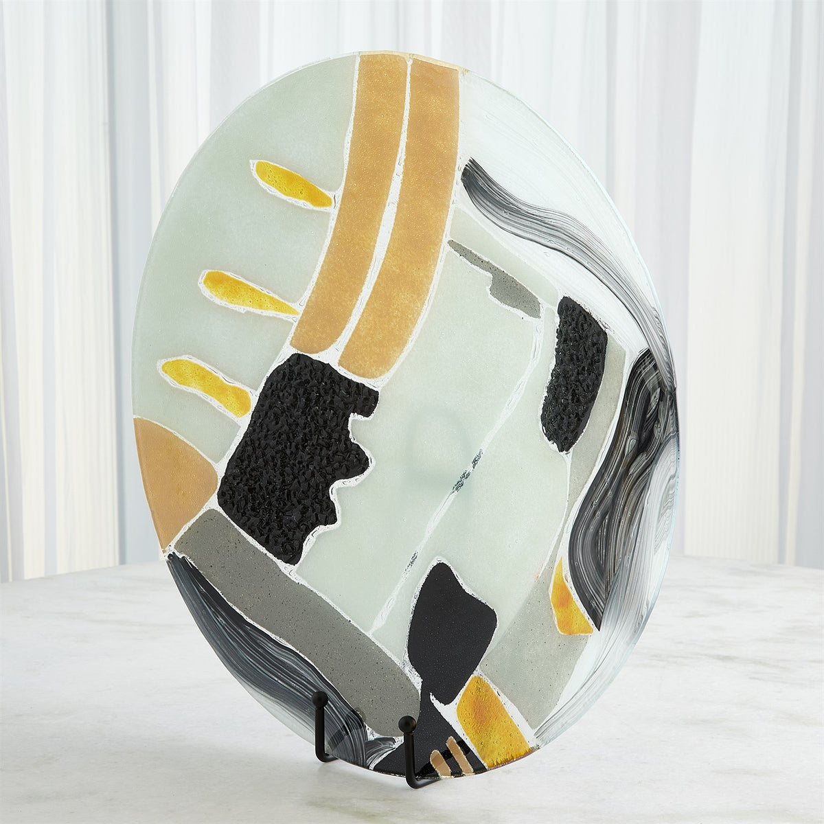 Assiettes et plats en verre cachemire