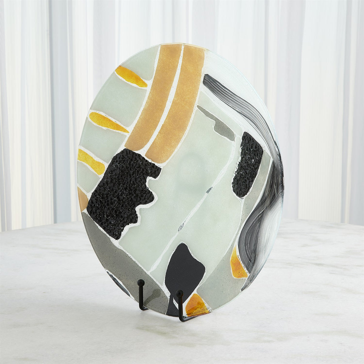 Assiettes et plats en verre cachemire