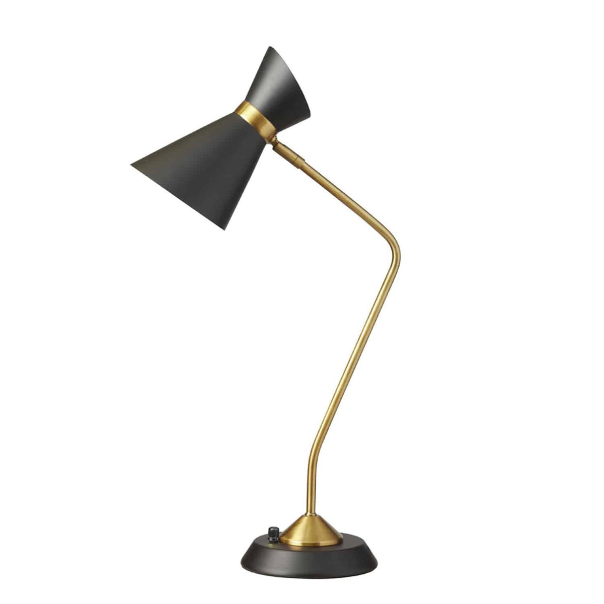 Dainolite Canada - 1679T-BK-VB - One Light Table Lamp - Mid Century Modern - Vintage Bronze