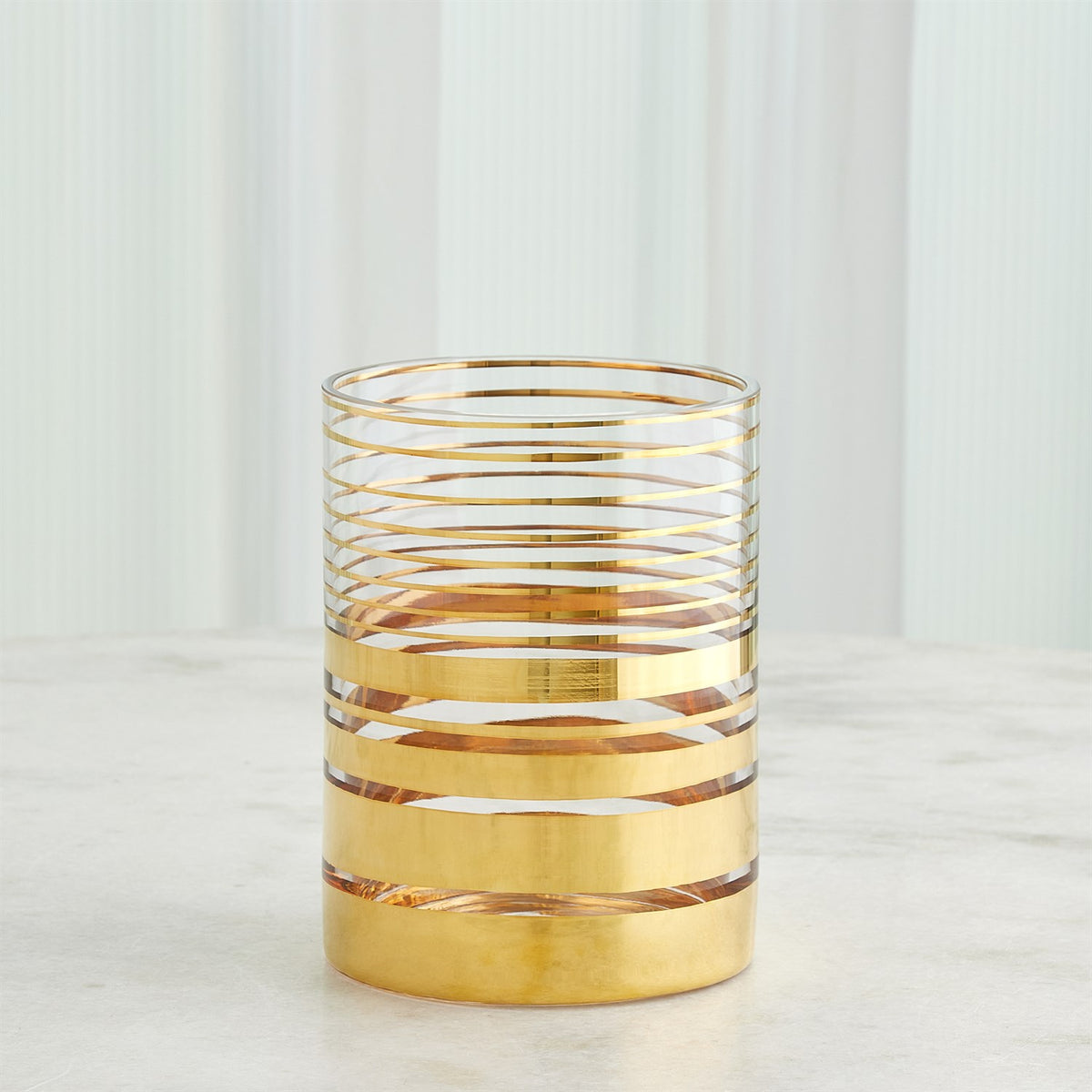 Shimmering Striped Vase/Hurricanes