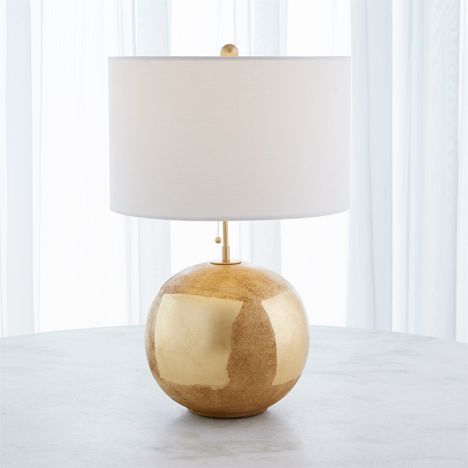 Gilded Orb Table Lamp