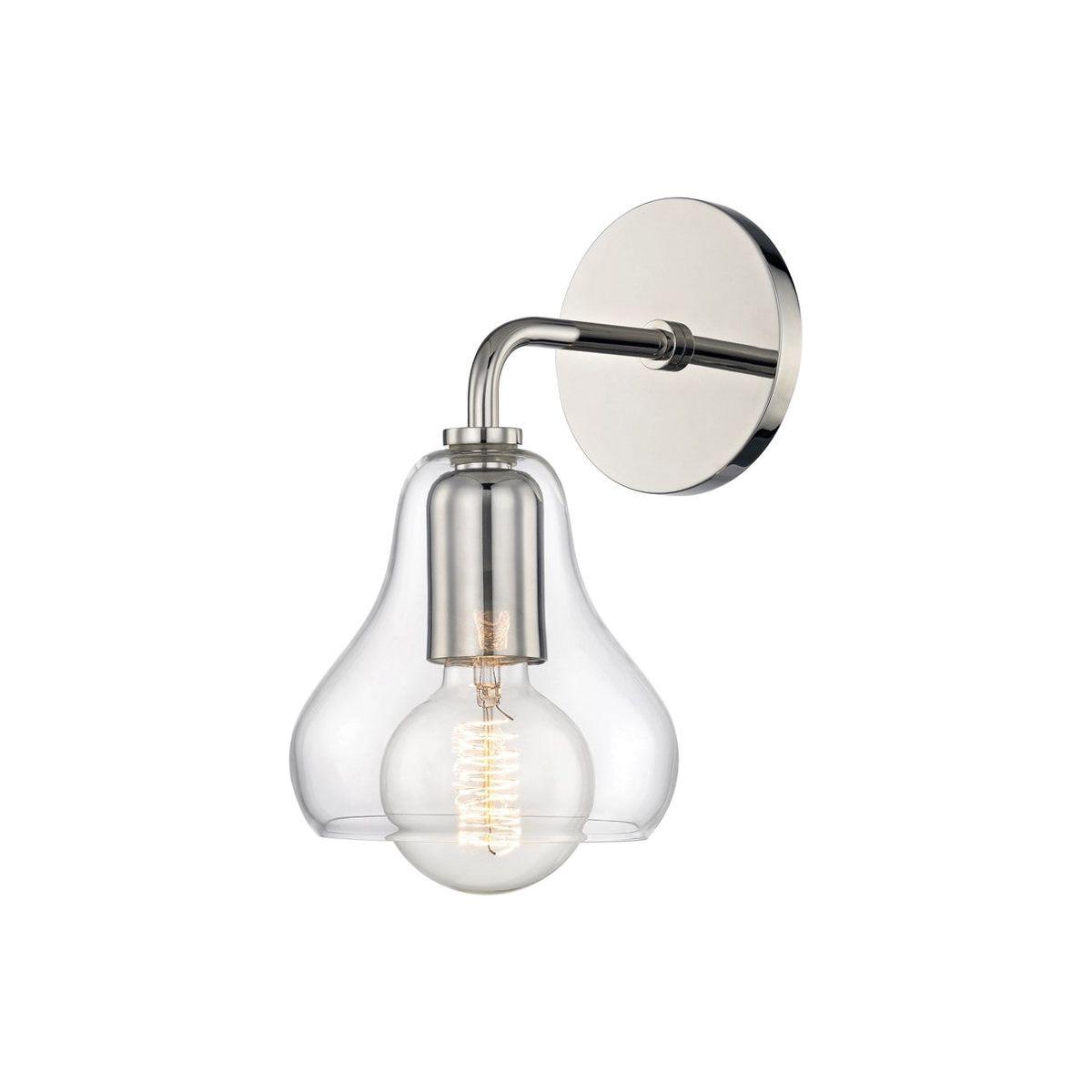 Mitzi - H104101S-PN - One Light Wall Sconce - Sadie - Polished Nickel