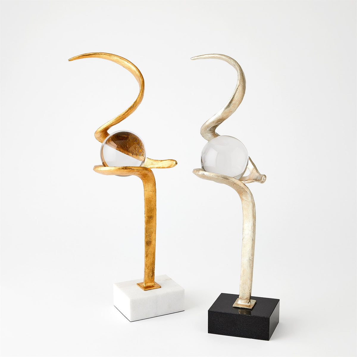 Sculptures de sphères capturées