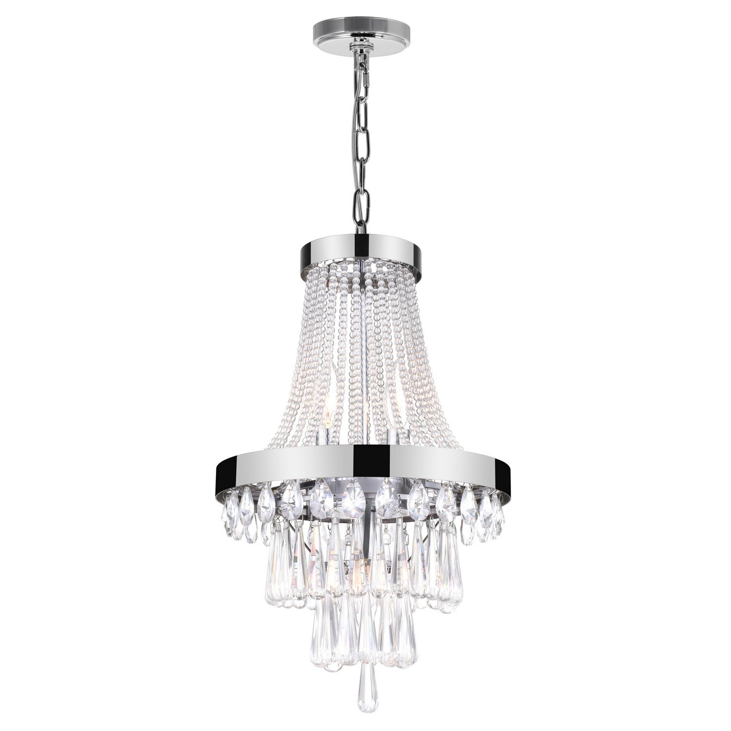 CWI Lighting Canada - 5078P12C - Three Light Chandelier - Vast - Chrome