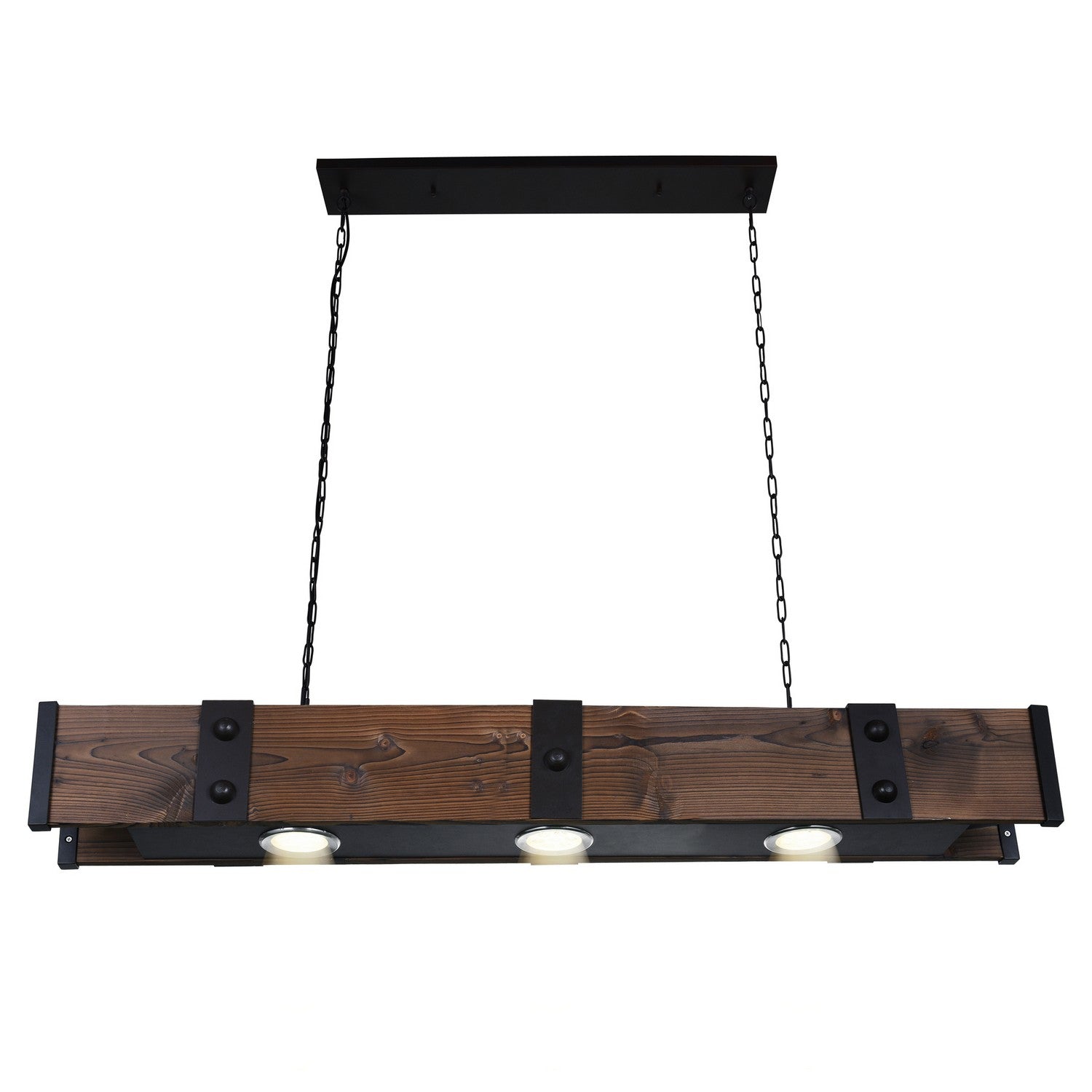 CWI Lighting Canada - 9748P42-3-101 - Three Light Island Chandelier - Pago - Black