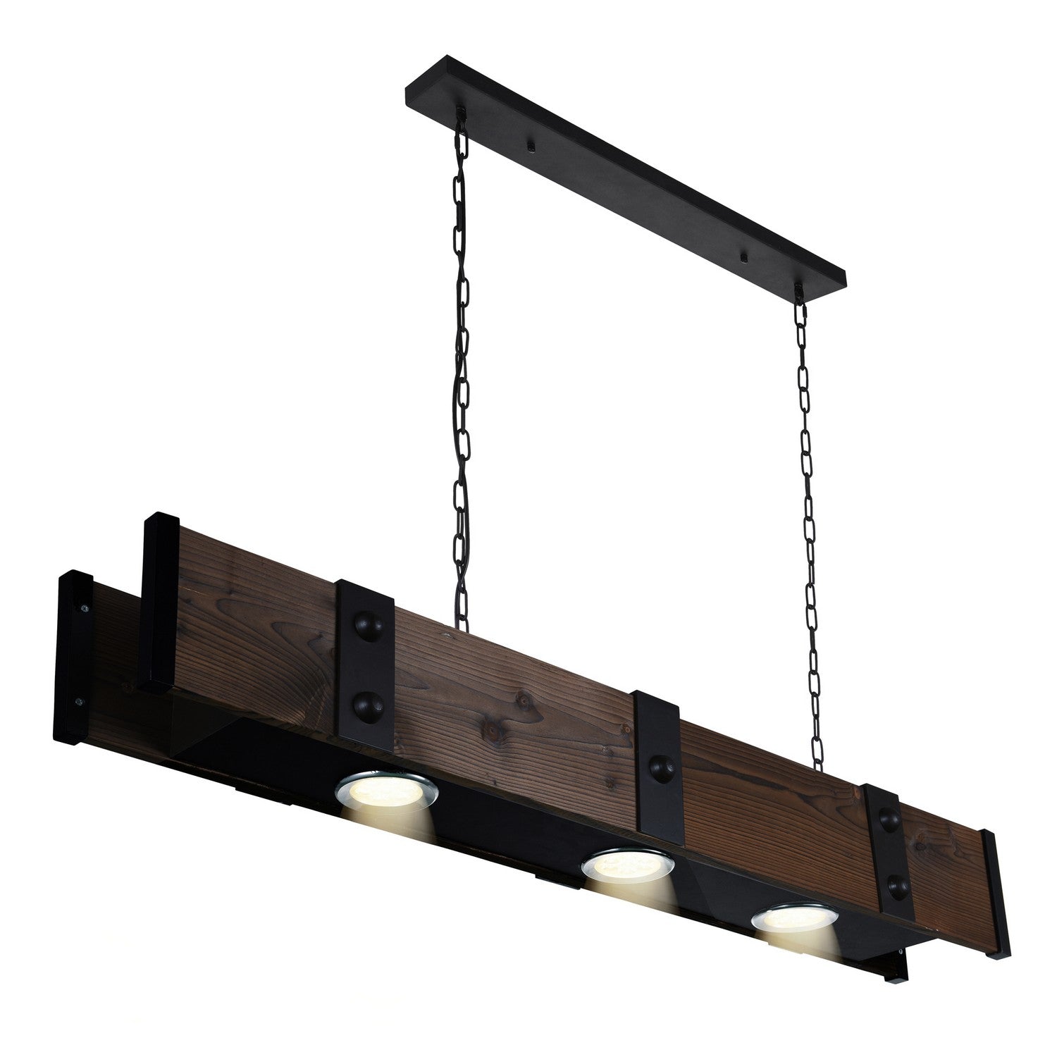 CWI Lighting Canada - 9748P42-3-101 - Three Light Island Chandelier - Pago - Black