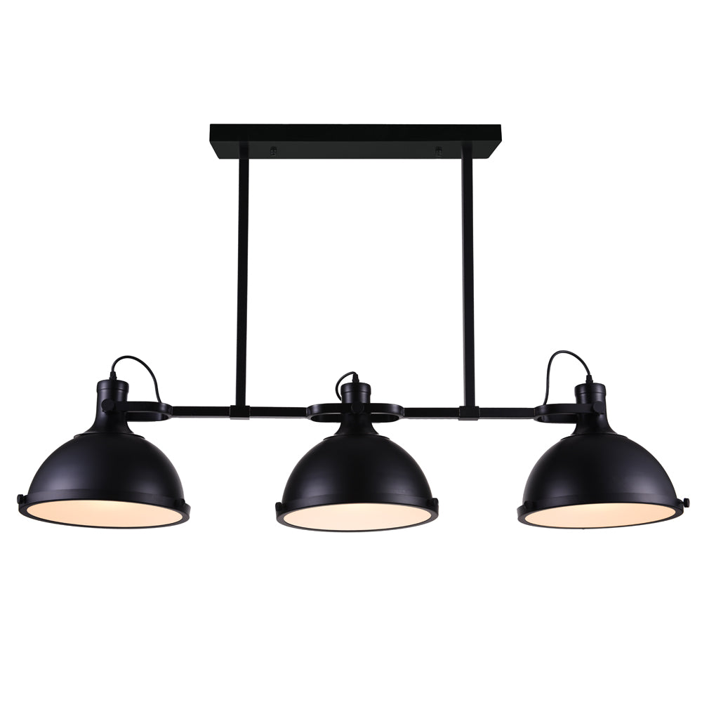CWI Lighting Canada - 9760P50-3-101 - Three Light Island Chandelier - Strum - Black