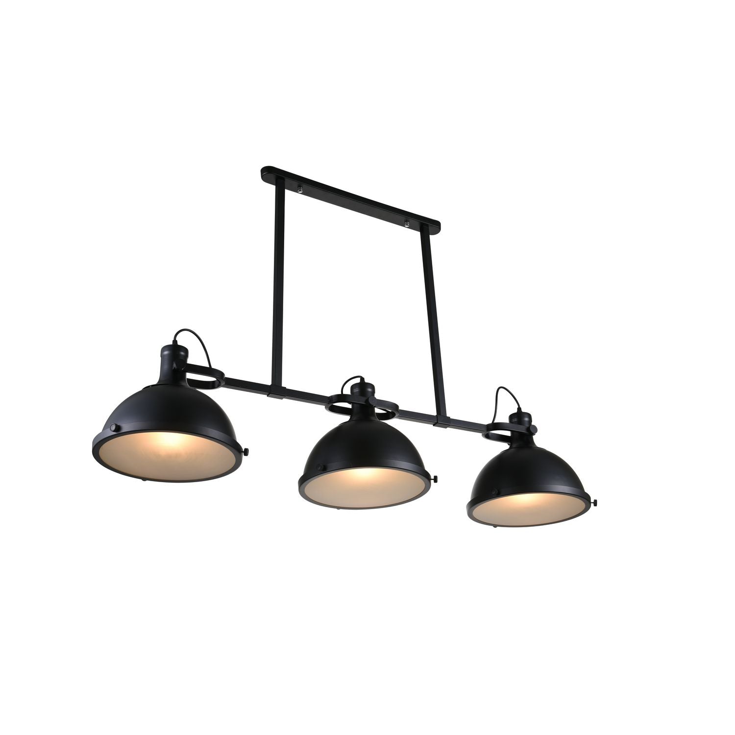 CWI Lighting Canada - 9760P50-3-101 - Three Light Island Chandelier - Strum - Black