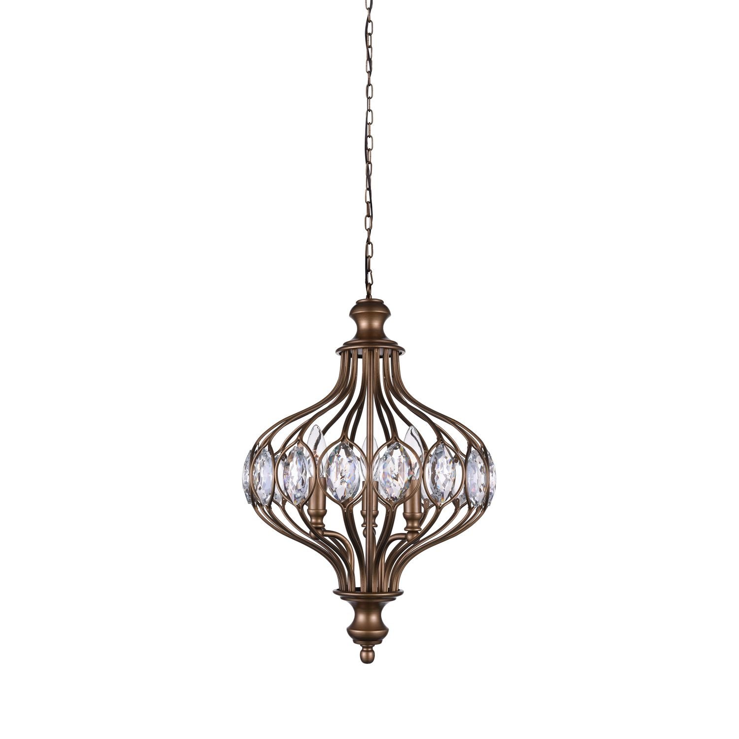 CWI Lighting Canada - 9935P19-6-182 - Six Light Chandelier - Altair - Antique Bronze