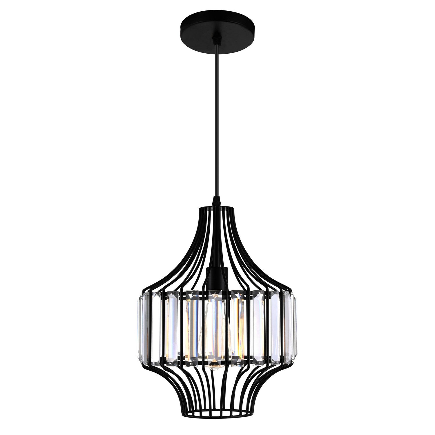 CWI Lighting Canada - 9942P10-1-101-D - Une lampe Suspension - Alethia - Noire
