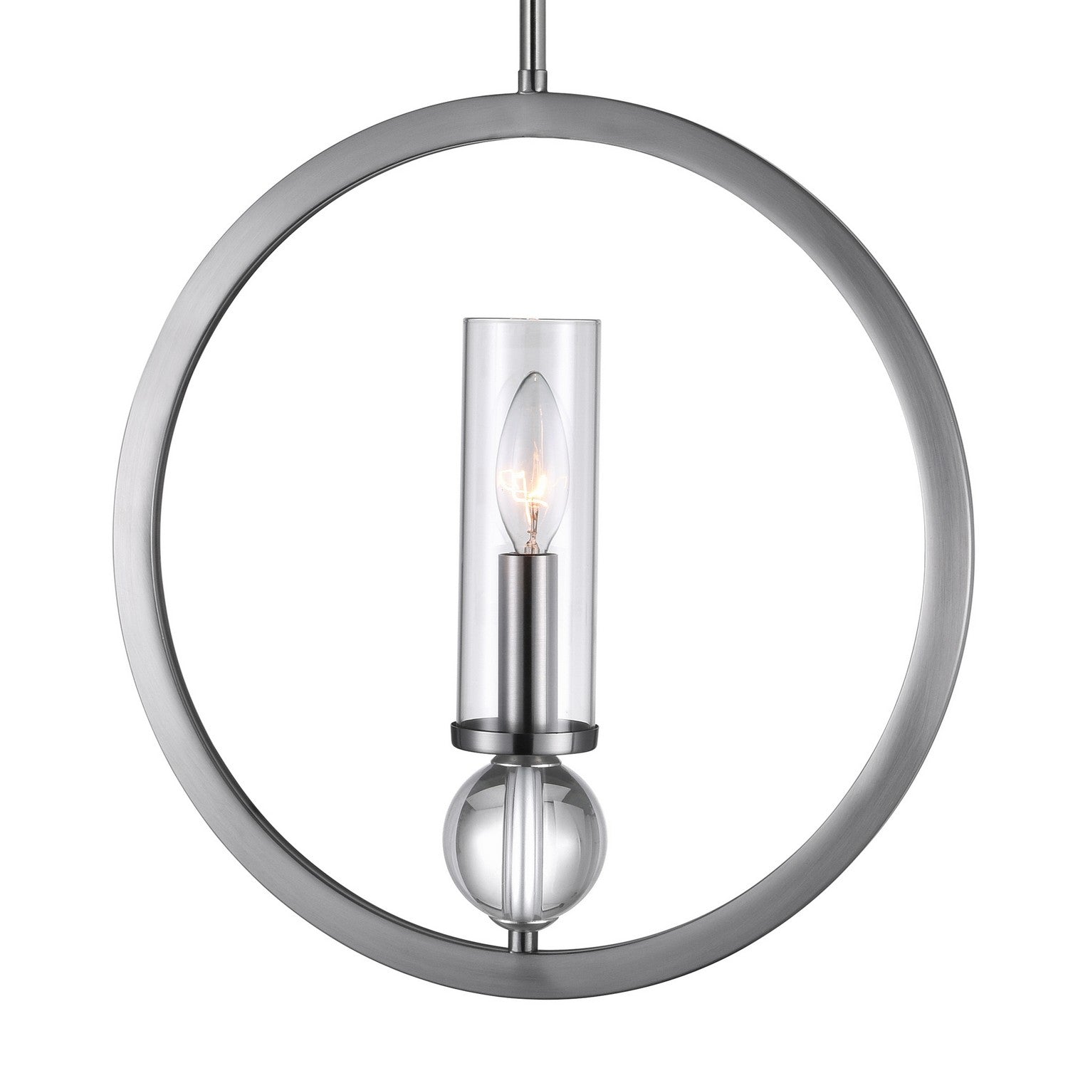 CWI Lighting Canada - 9951P15-1-606 - One Light Pendant - Elton - Satin Nickel