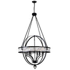 Éclairage CWI Canada - 9957P30-6-101 - Six lampes Suspendu - Arkansas - Noir