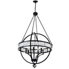 Éclairage CWI Canada - 9957P30-6-101 - Six lampes Suspendu - Arkansas - Noir
