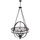 Éclairage CWI Canada - 9957P30-6-101 - Six lampes Suspendu - Arkansas - Noir