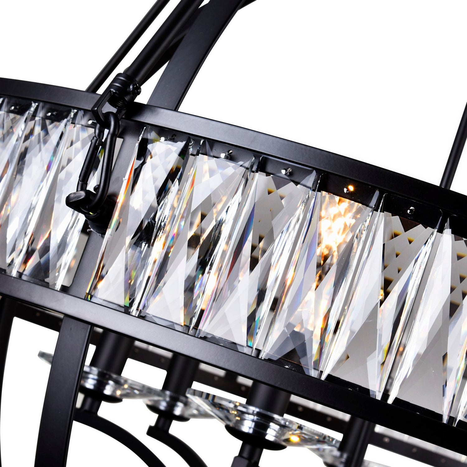 Éclairage CWI Canada - 9957P30-6-101 - Six lampes Suspendu - Arkansas - Noir