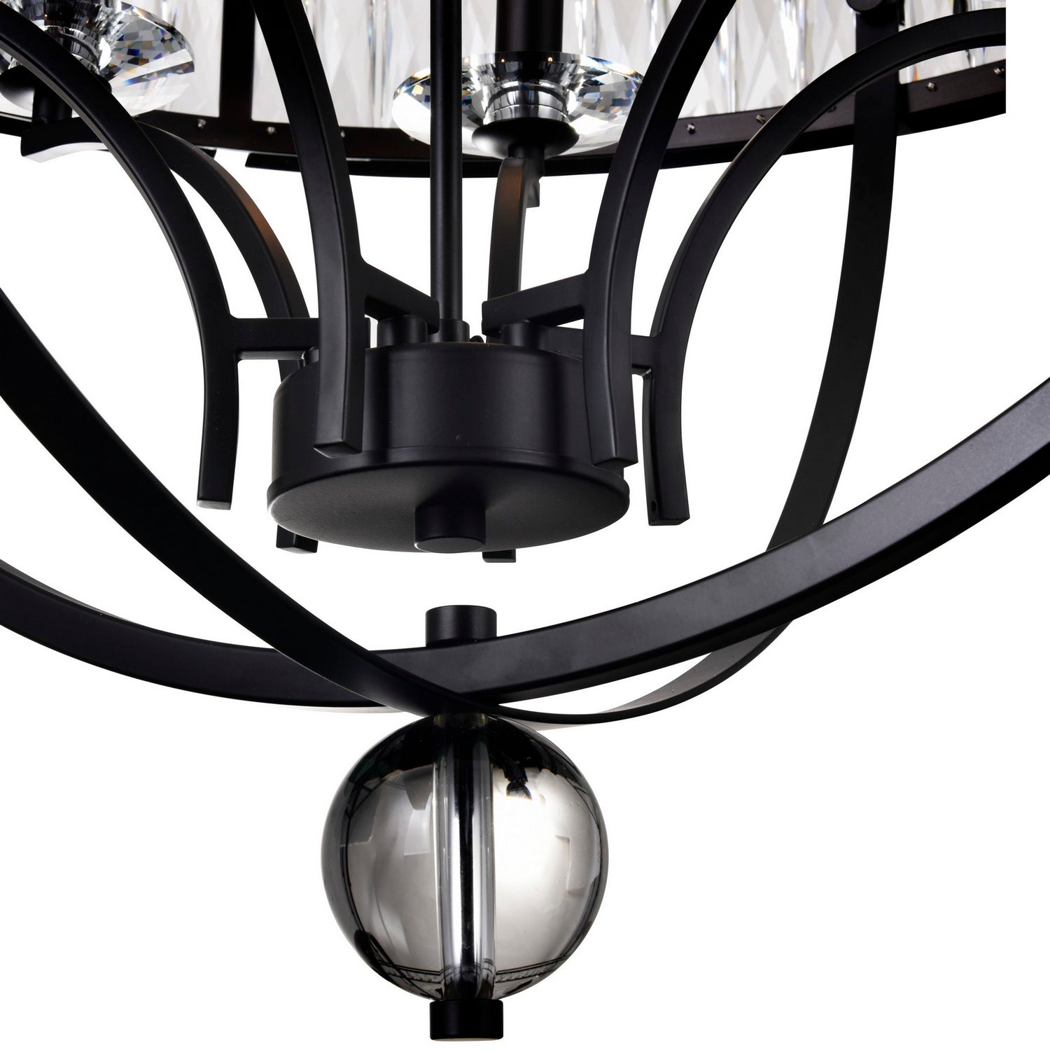 Éclairage CWI Canada - 9957P30-6-101 - Six lampes Suspendu - Arkansas - Noir