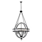 Éclairage CWI Canada - 9957P30-6-101 - Six lampes Suspendu - Arkansas - Noir