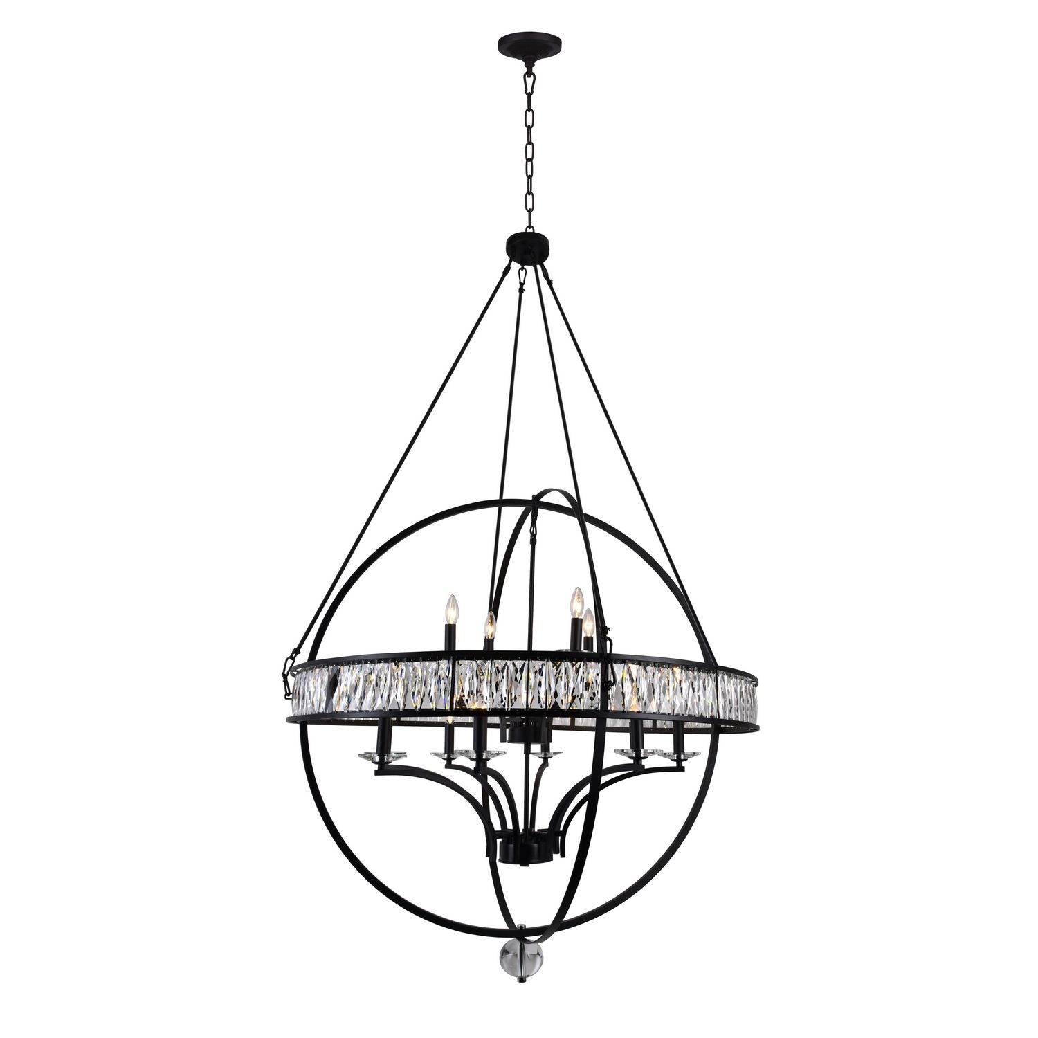 CWI Lighting Canada - 9957P42-12-101 - 12 lampes Suspendu - Arkansas - Noir