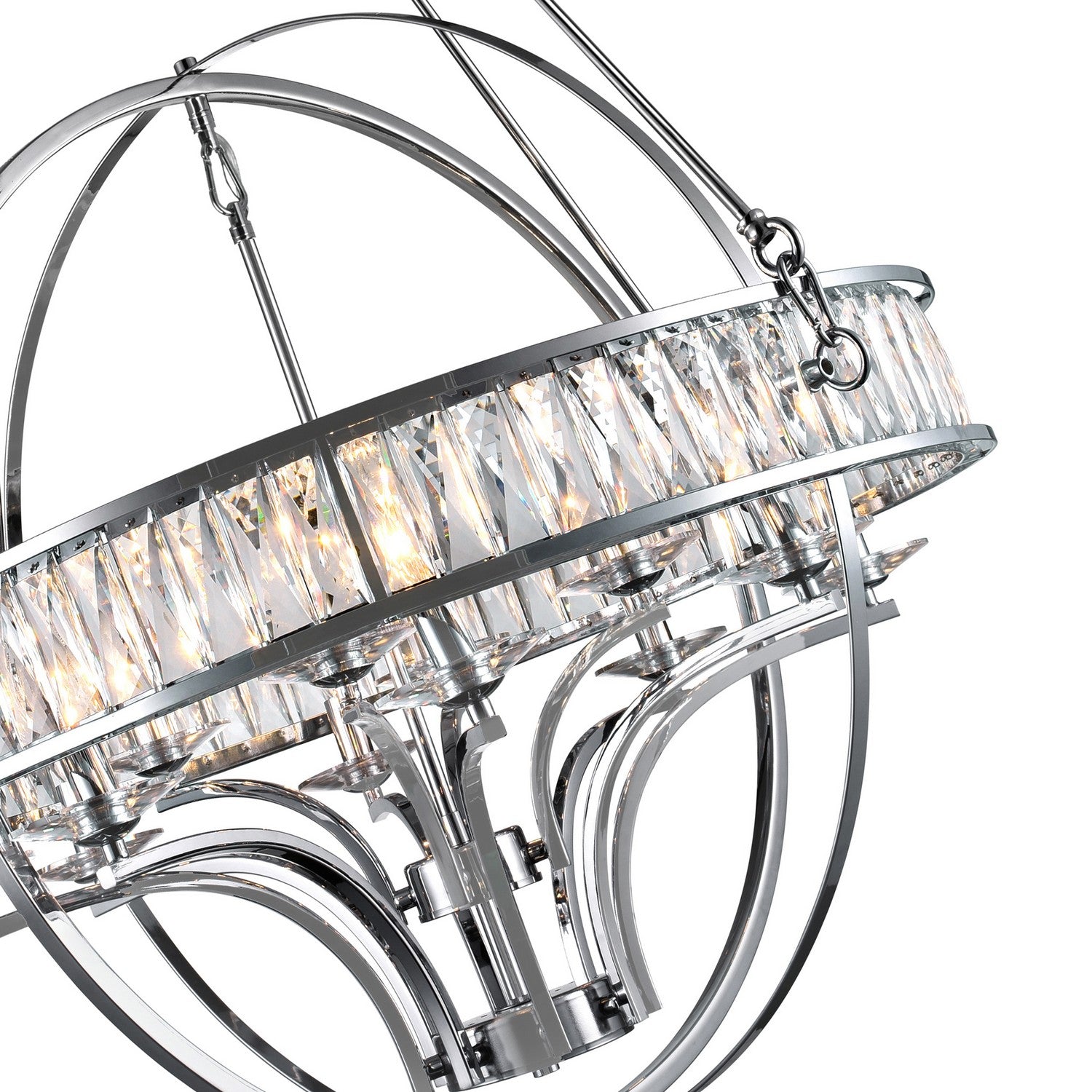 CWI Lighting Canada - 9957P42-12-601 - 12 lampes Suspendu - Arkansas - Chrome