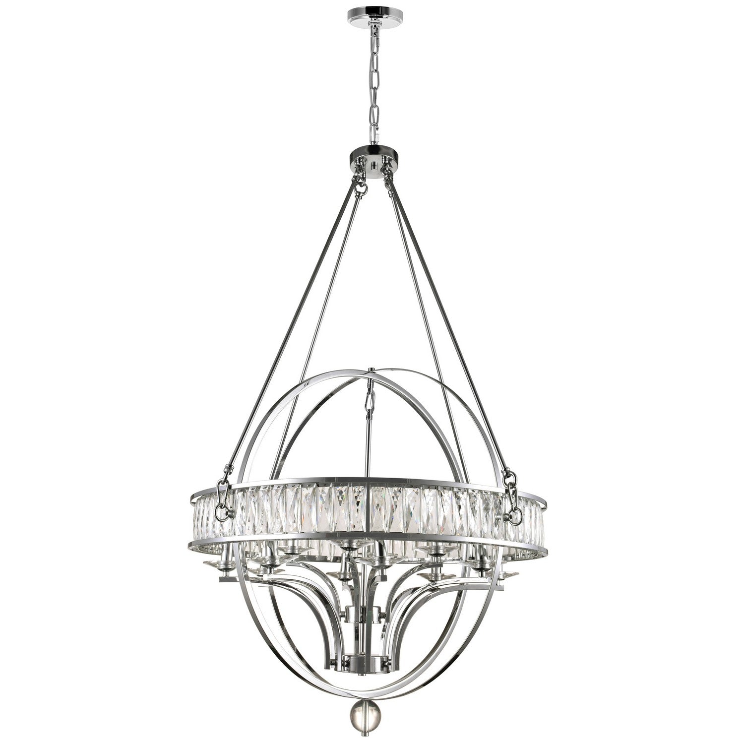 CWI Lighting Canada - 9957P42-12-601 - 12 lampes Suspendu - Arkansas - Chrome